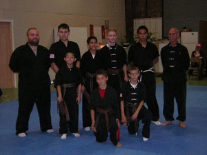 Brown and Black belt test picture