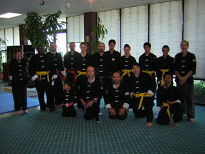 Wang's Martial Arts Kung Fu rank test picture